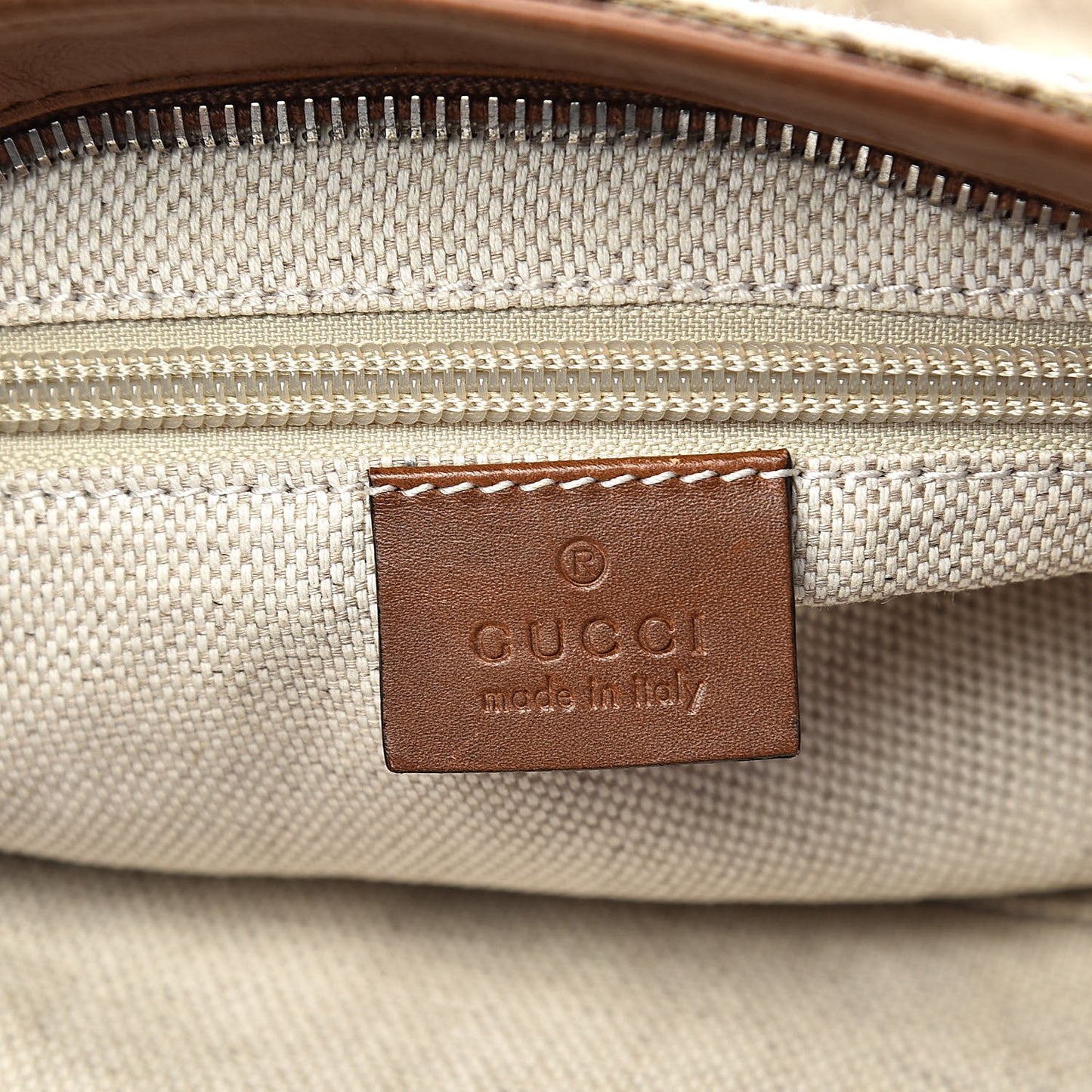 Monogram Large Flat Messenger Bag Brown