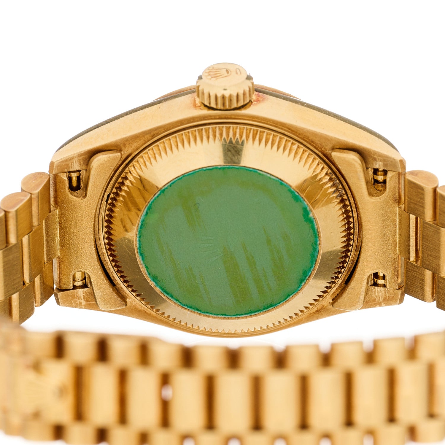 Rolex 18K Yellow Gold Diamond 26mm Datejust President Watch Champagne 69178 4 of 4