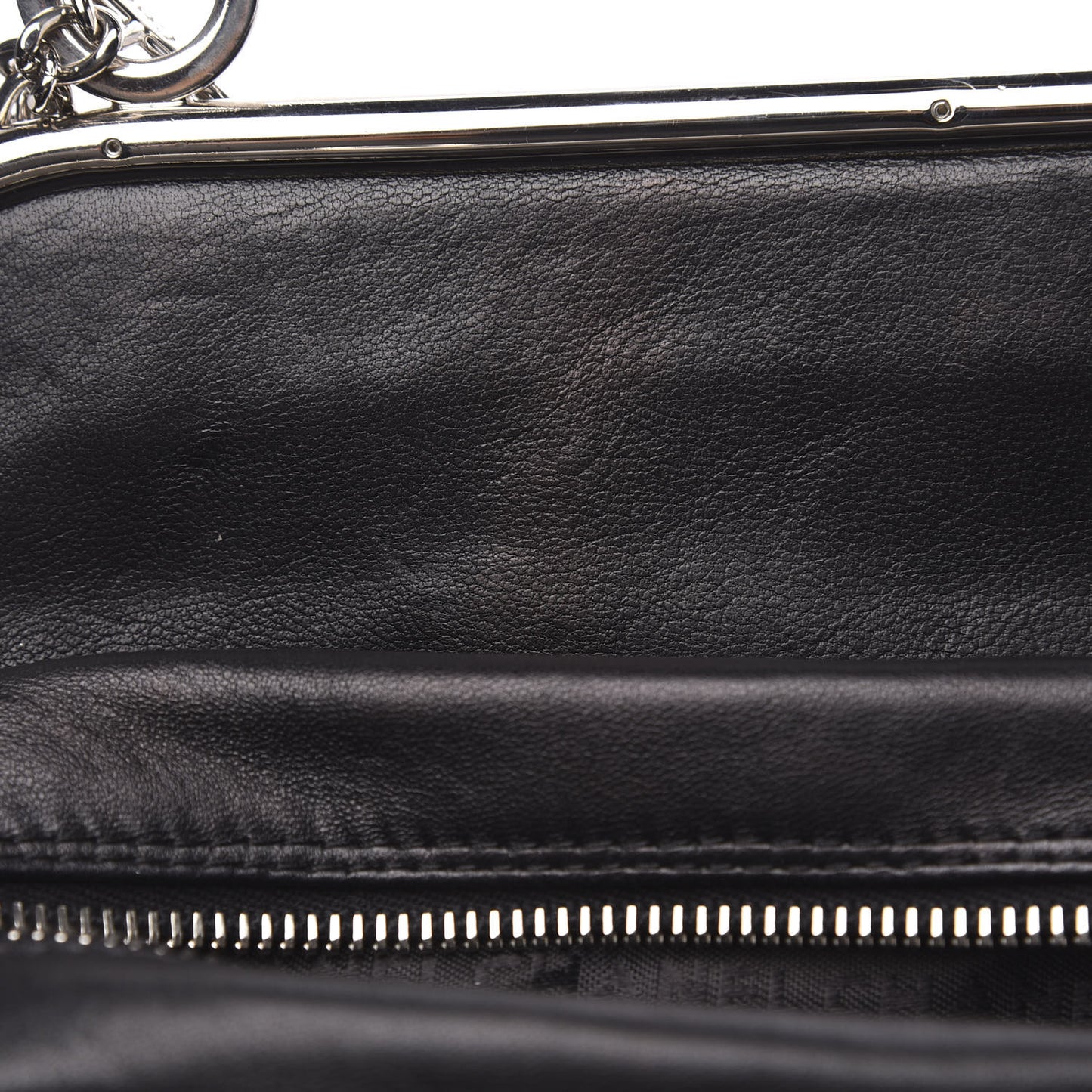 Lambskin Ultimate Soft Frame Bag Black