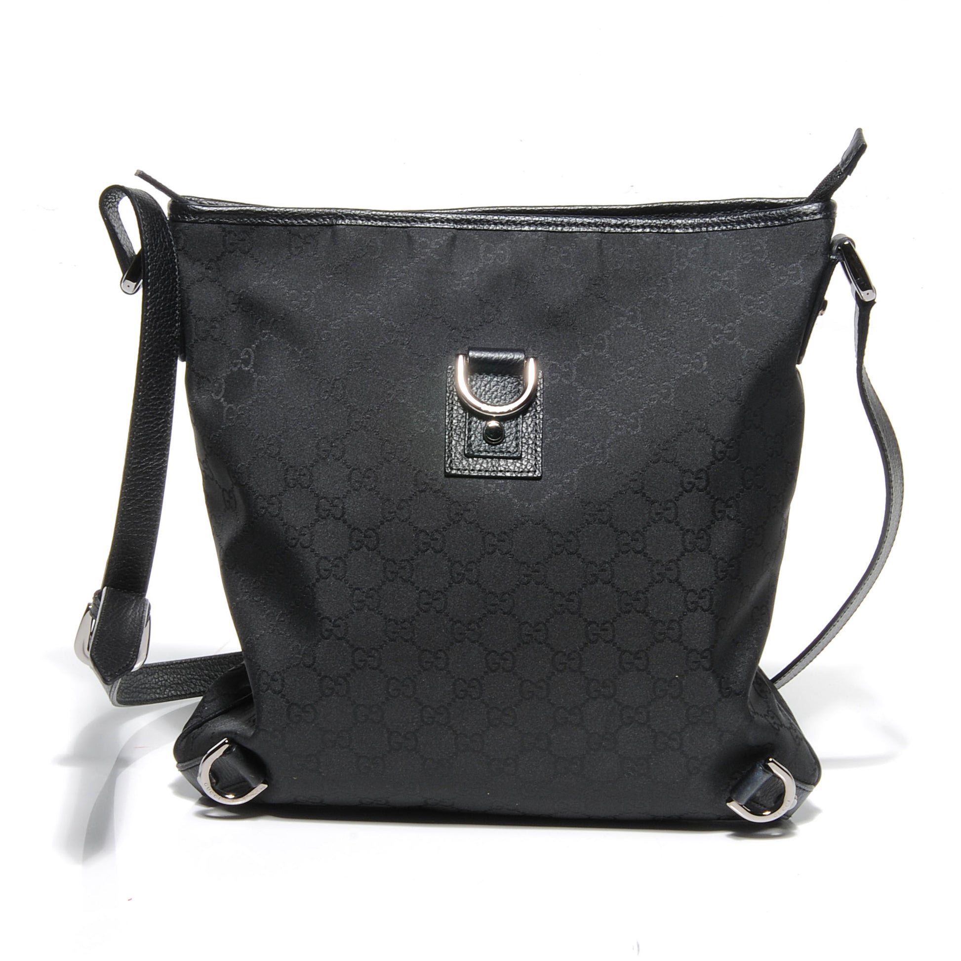 Gucci Monogram Abbey Messenger Bag Black 1 of 7