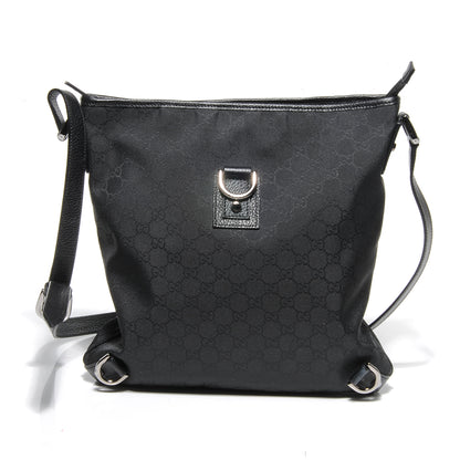 Gucci Monogram Abbey Messenger Bag Black 1 of 7