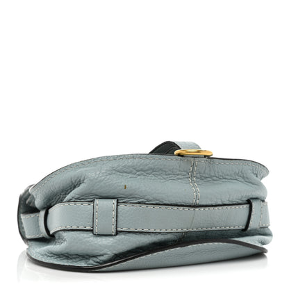 Chloe Calfskin Mini Marcie Round Crossbody Bag Faded Blue 4 of 12