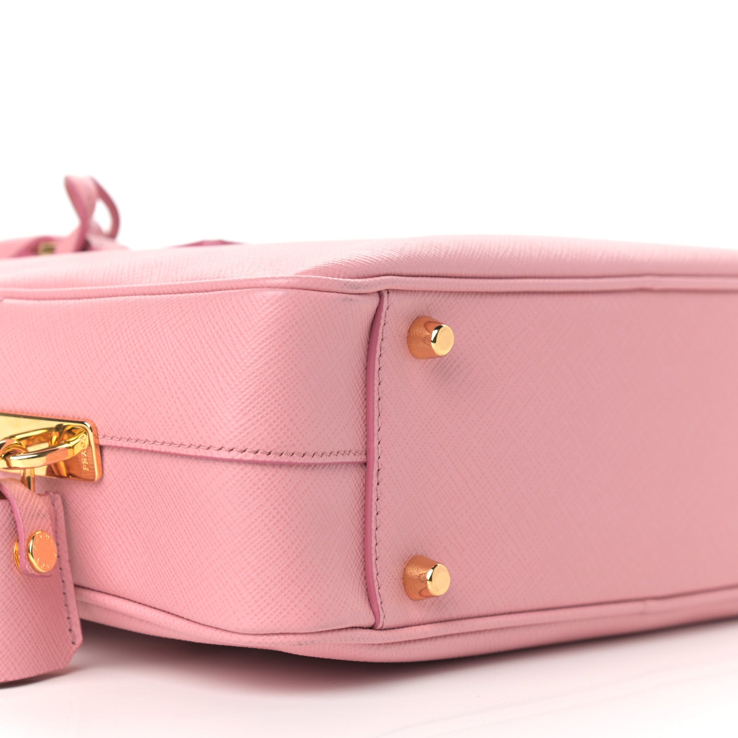 Prada Saffiano Lux Petite Bowler Petalo 7 of 9