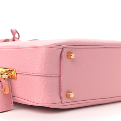 Prada Saffiano Lux Petite Bowler Petalo 7 of 9