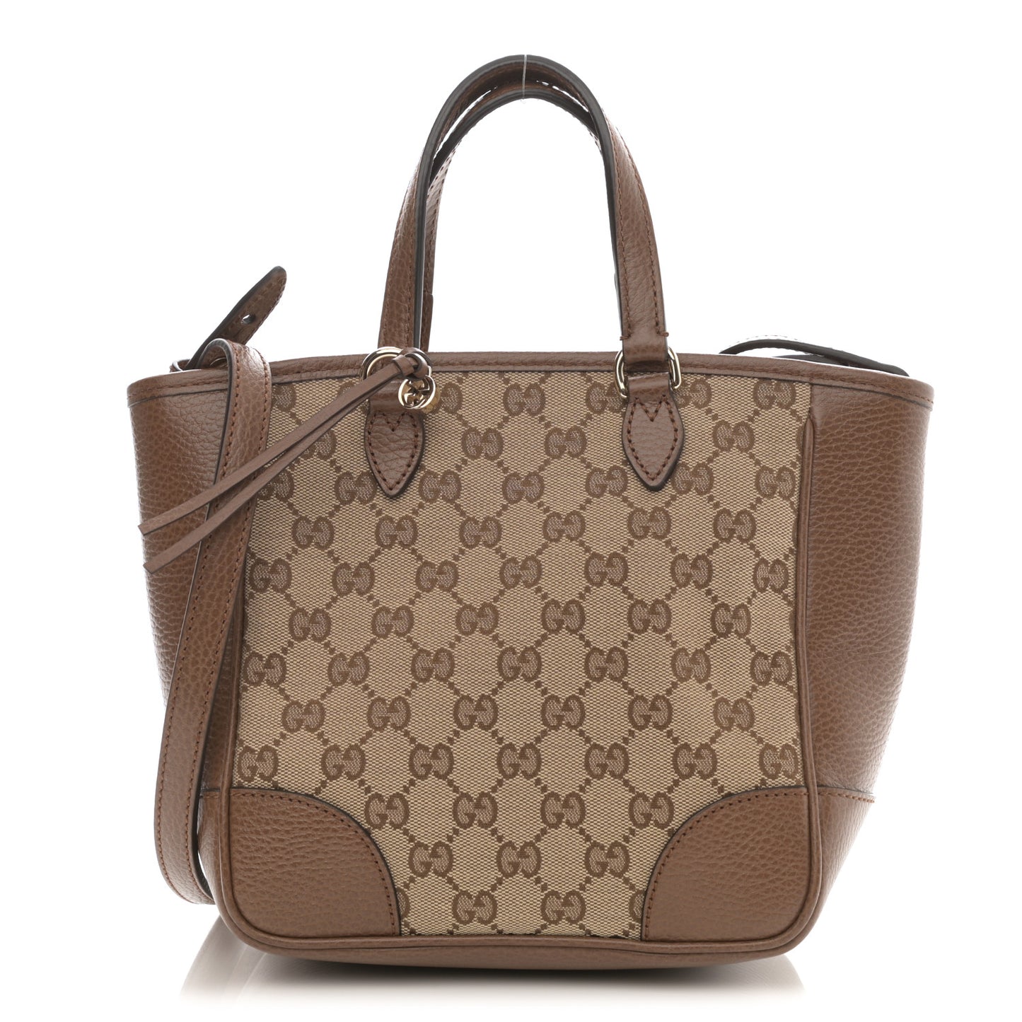 Monogram Small Bree Tote Beige Tabacco