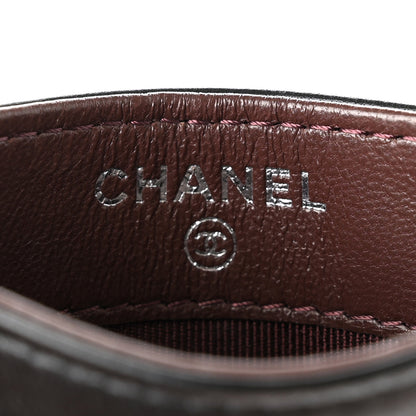 Chanel Lambskin Quilted Card Holder Black 6 of 8