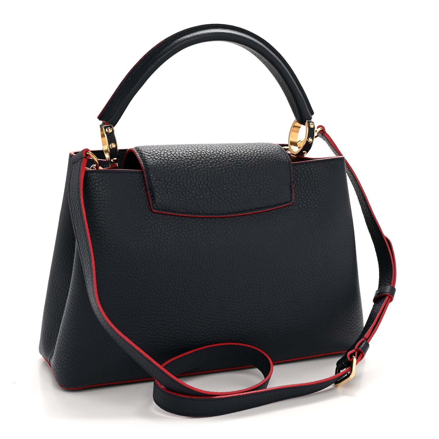 Louis Vuitton Taurillon Capucines PM Marine Rouge 3 of 11