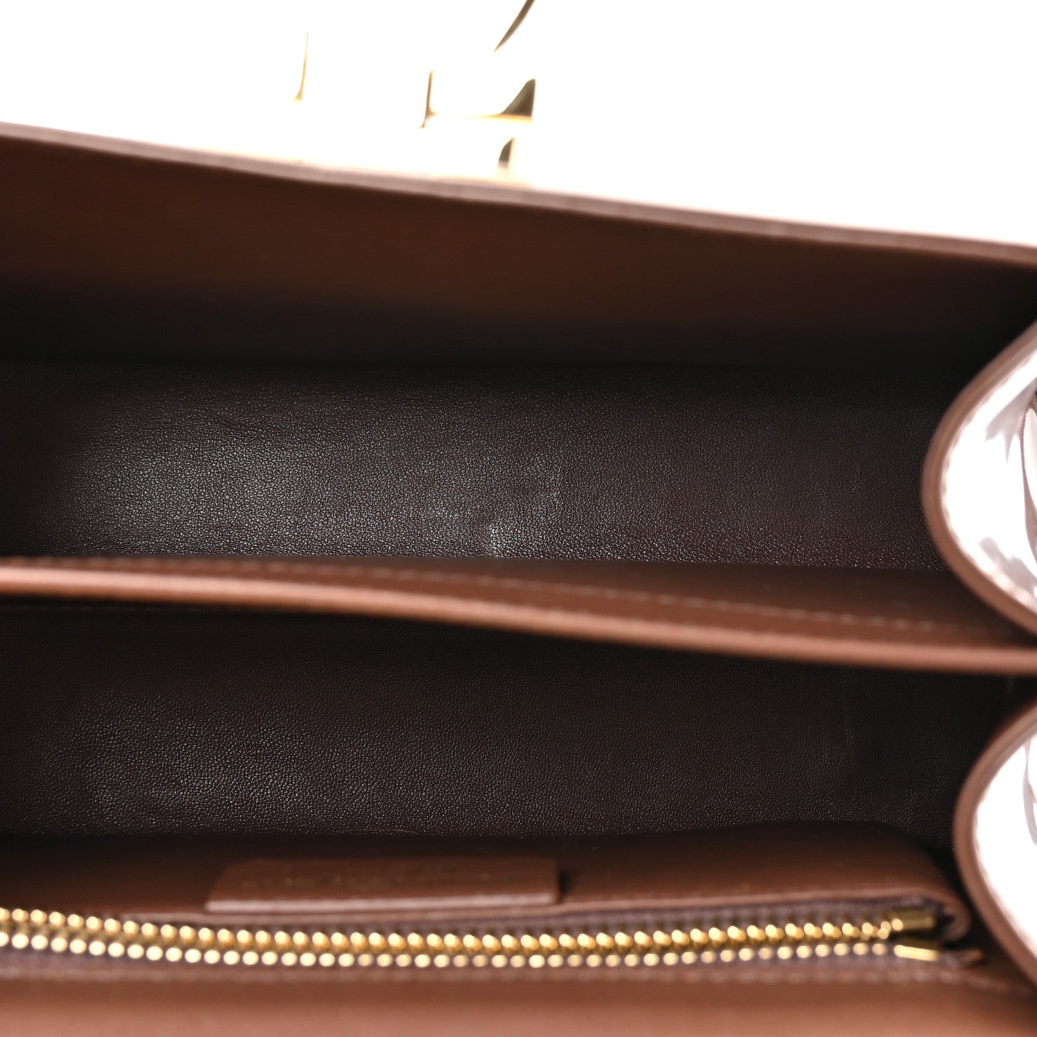 Salvatore Ferragamo Brushed Off Calfskin Mini Iconic Top Handle Bag  Cocoa Brown 5 of 10