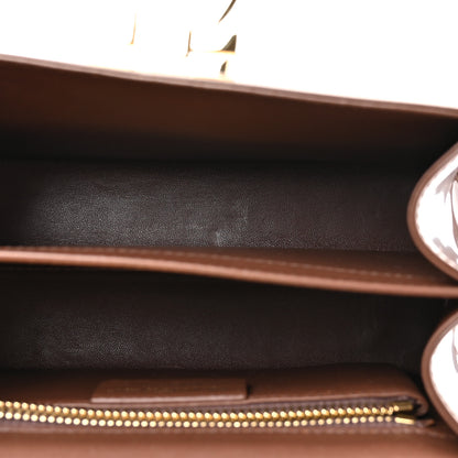 Salvatore Ferragamo Brushed Off Calfskin Mini Iconic Top Handle Bag  Cocoa Brown 5 of 10