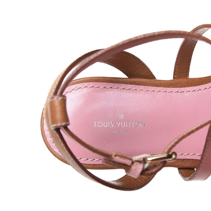 Louis Vuitton Calfskin Farenheit Flat Sandals 37 Pink 8 of 12