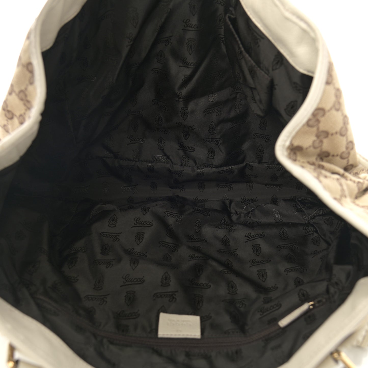 Monogram Large Tribeca Tote Off White