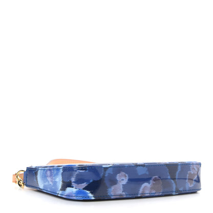 Louis Vuitton Vernis Ikat Pochette Accessories NM Grand Blue 3 of 7