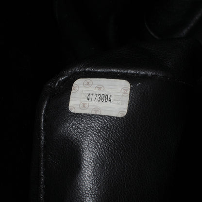 Chanel Lambskin Jumbo Shoulder Bag Black 7 of 7