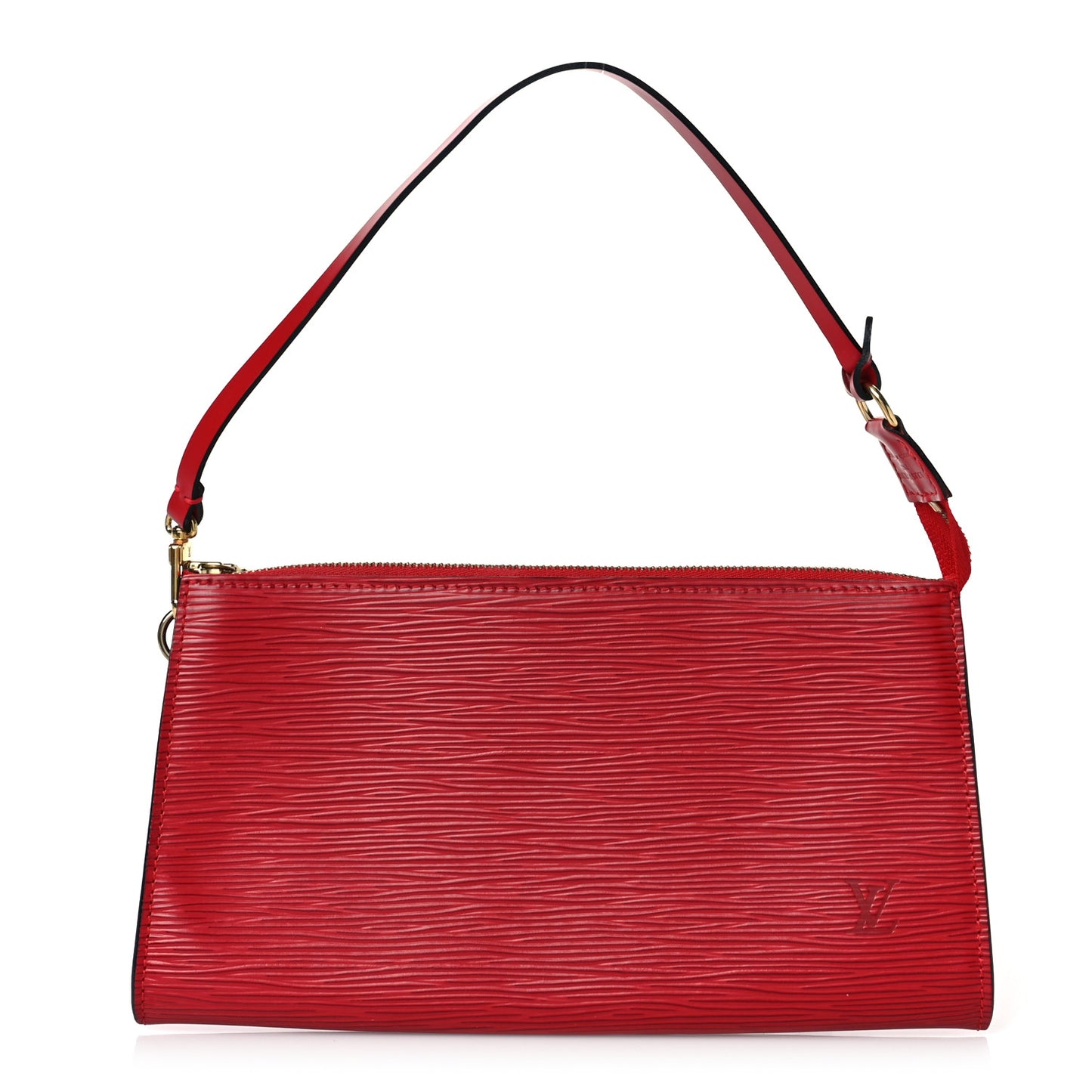 Epi Pochette Accessories 24 Castillan Red