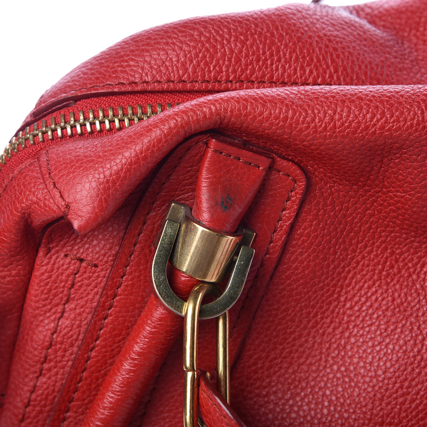 Chloe Calfskin Medium Paraty Holly Berry 12 of 17