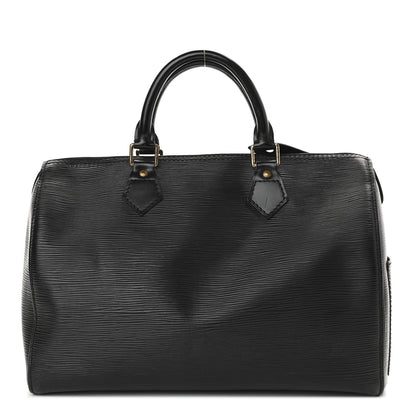 Louis Vuitton Epi Speedy 30 Black 1 of 8