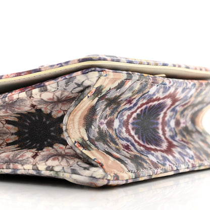 Christian Dior Calfskin Printed Small KaleiDiorscopic Diorama Flap Bag Latte Multicolor 10 of 12