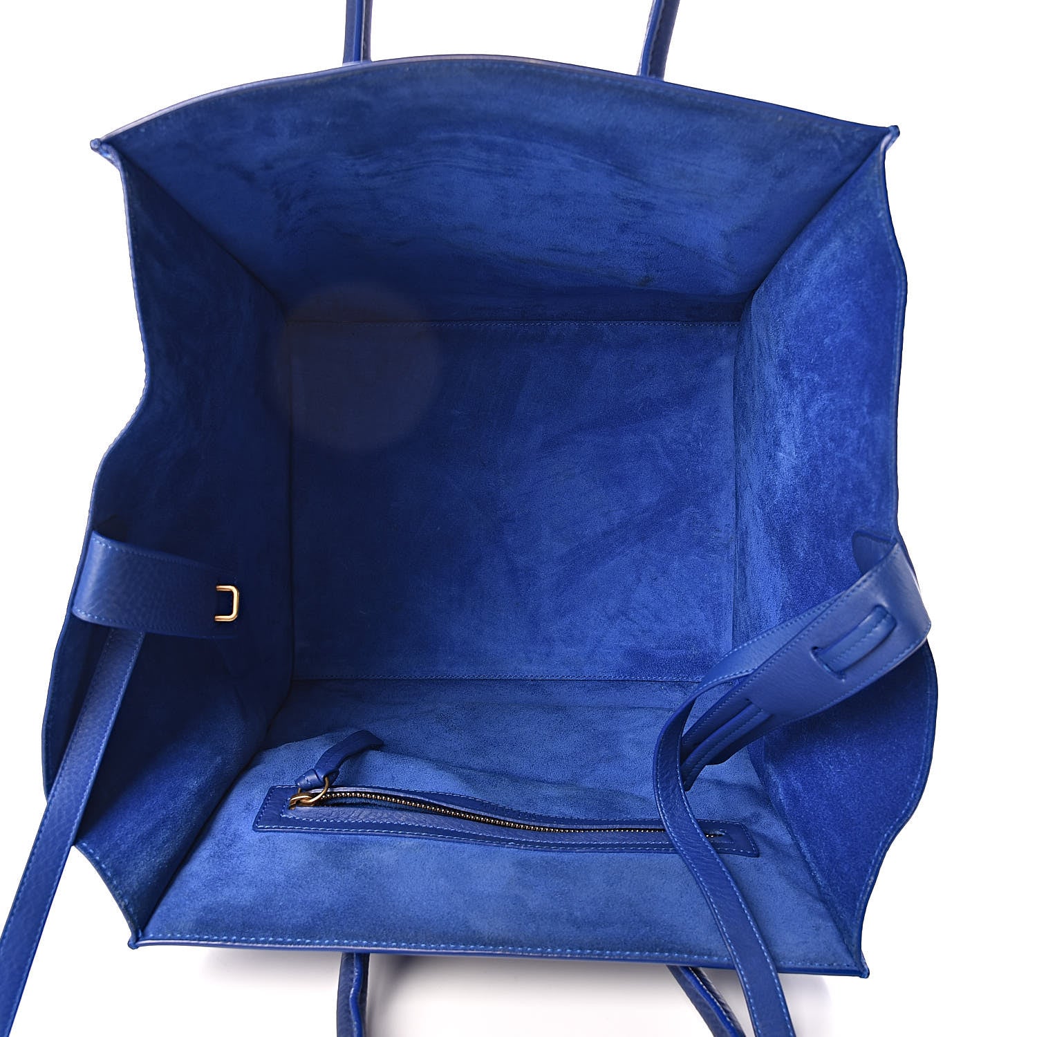 Celine Supple Calfskin Medium Phantom Luggage Royal Blue 5 of 13