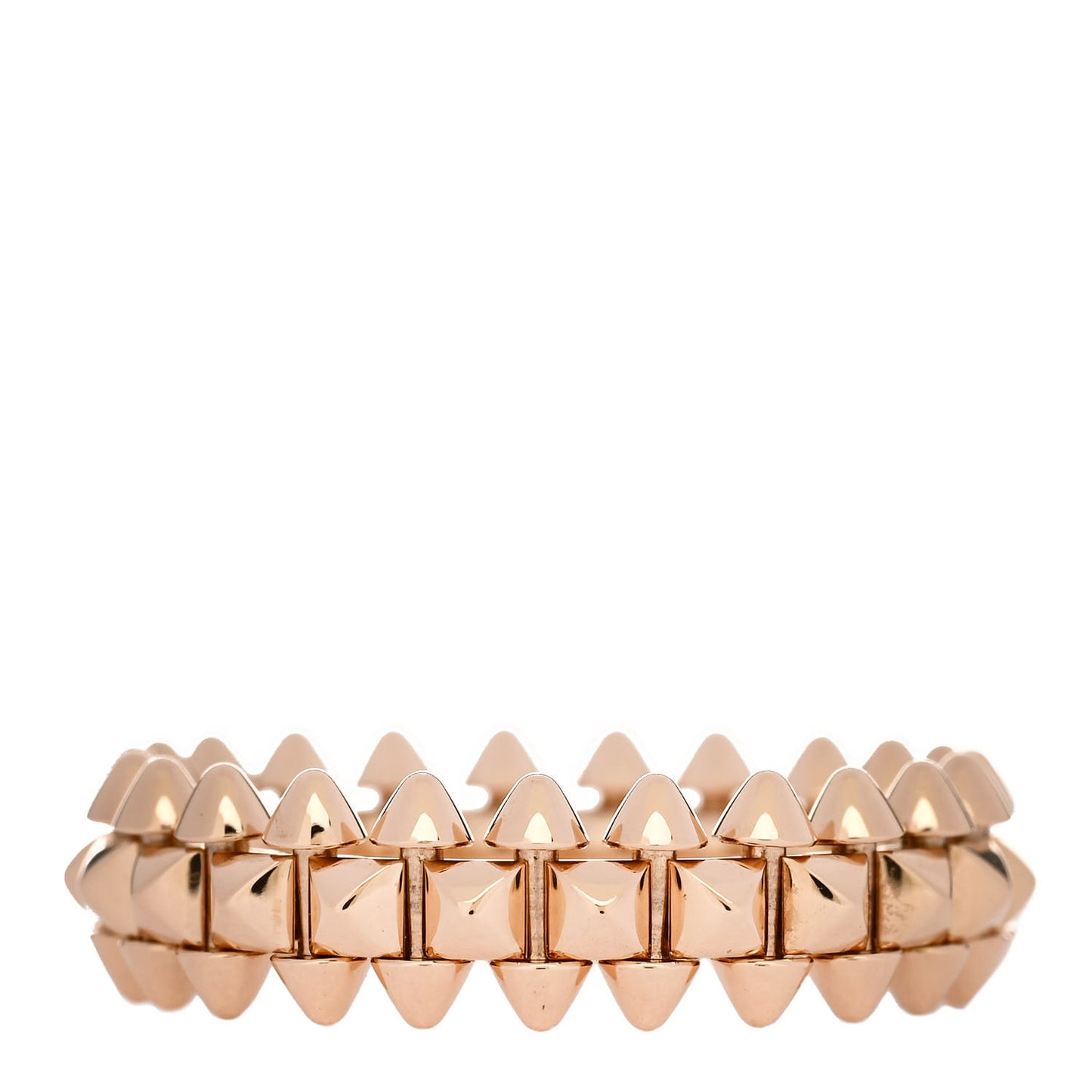 18K Pink Gold SM Clash De Cartier Ring 56 7.5