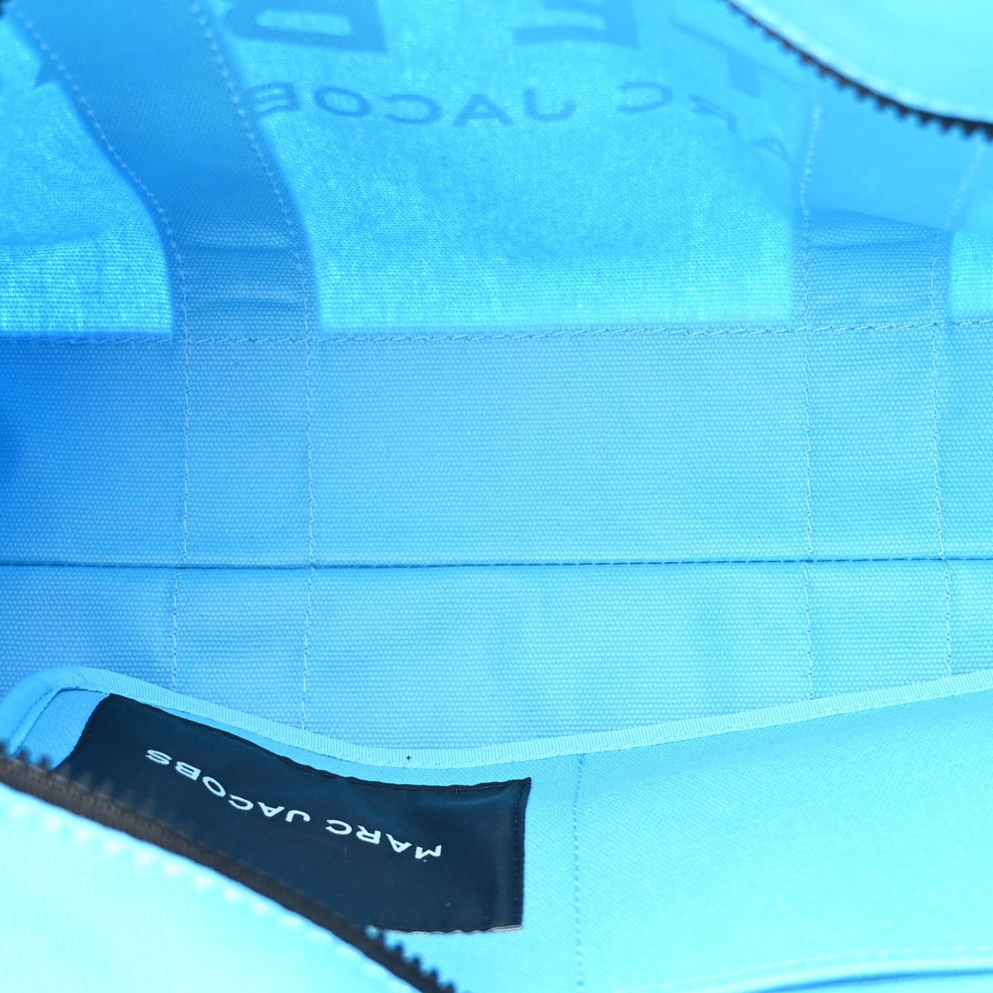 Cotton Canvas Medium The Traveler Tote Bag Aqua