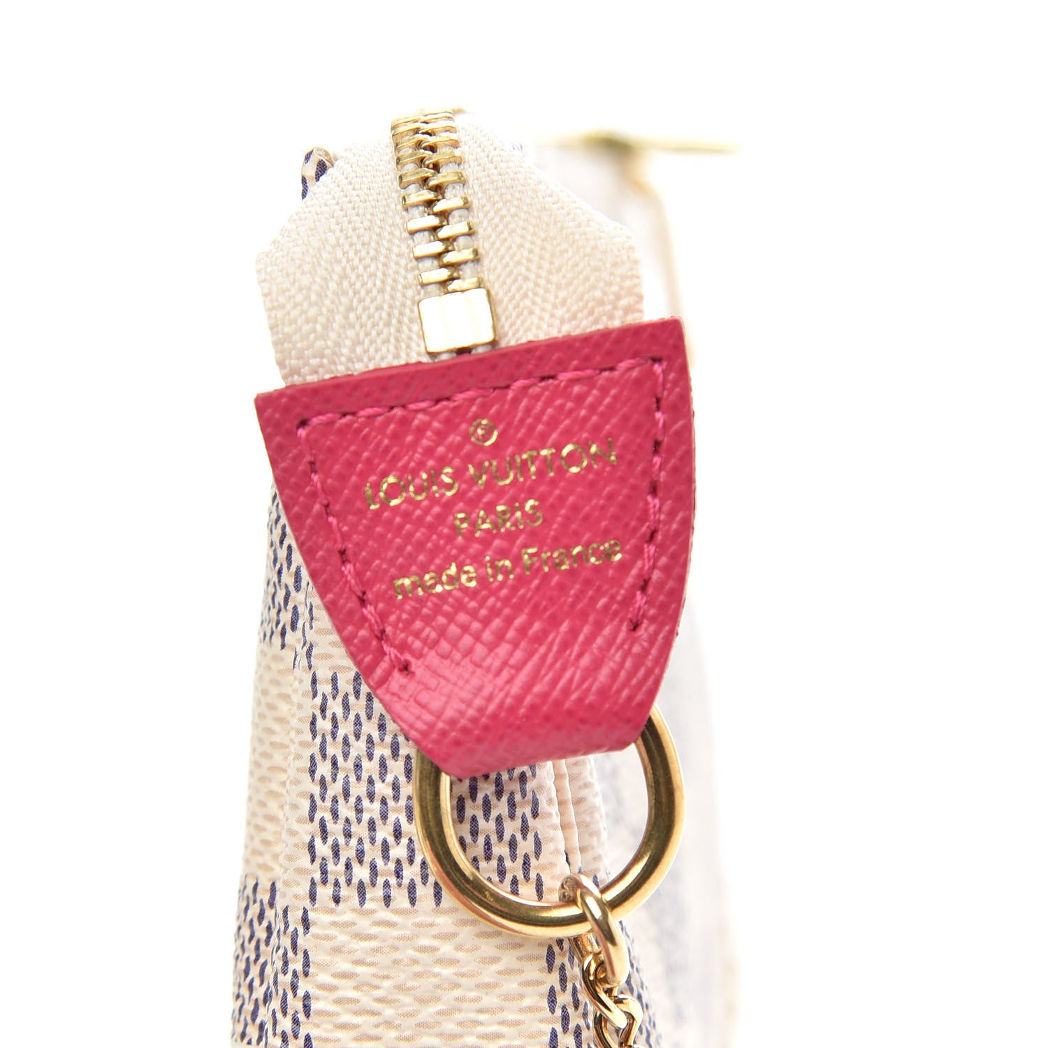 Louis Vuitton Damier Azur 2017 Christmas Animation Mini Pochette Accessories 7 of 8