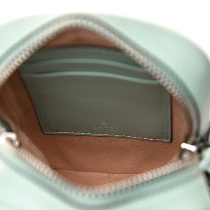 Gucci Calfskin Matelasse Mini GG Marmont Crossbody Bag Water Green 5 of 12