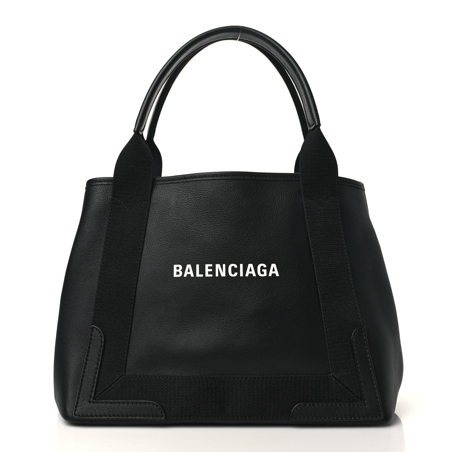 Balenciaga Calfskin S Navy Cabas Black 2 of 7