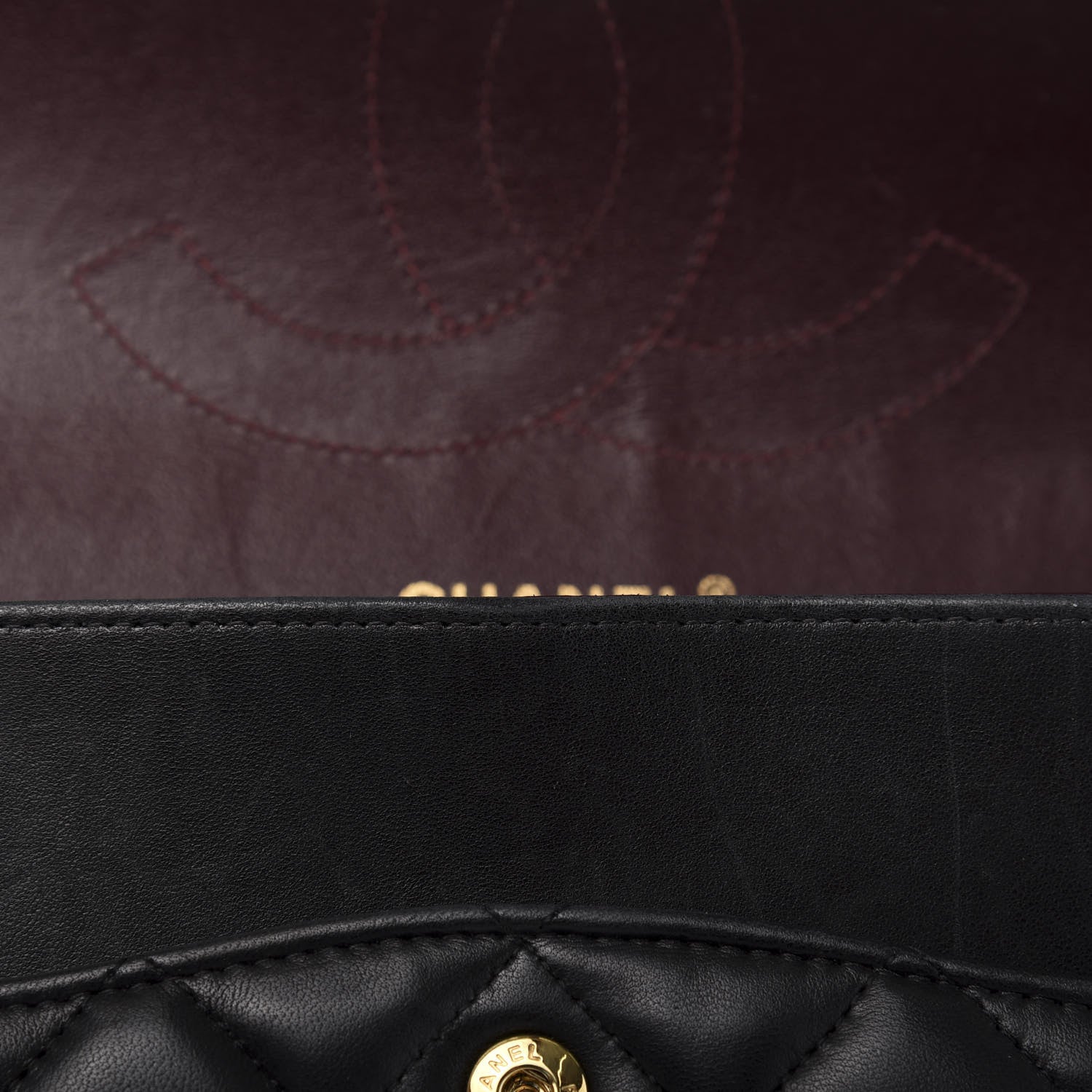 Chanel Lambskin Quilted Maxi Double Flap Black 8 of 20