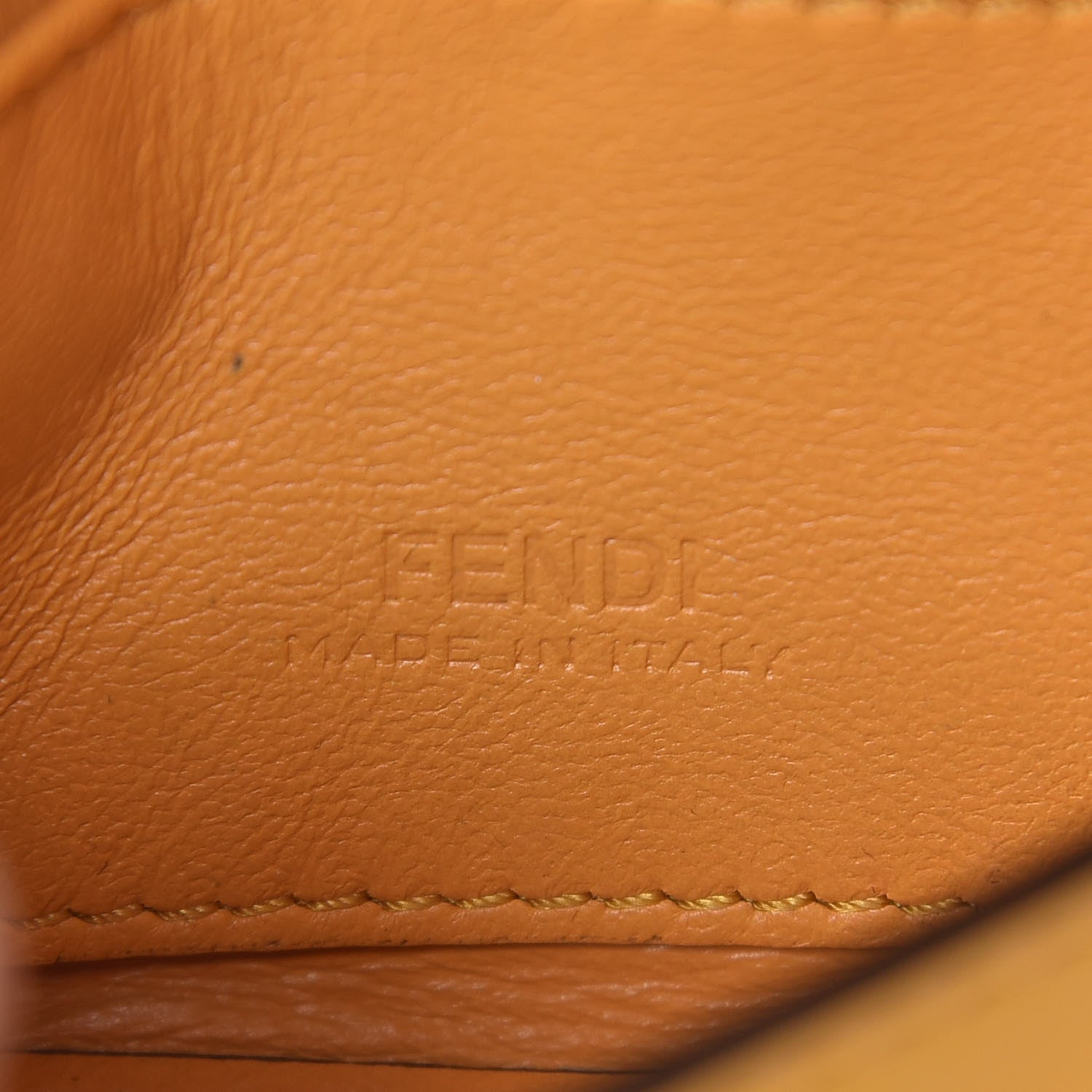 Fendi Vitello Century Opaco Nano Baguette Belt Charm Zucca 4 of 4