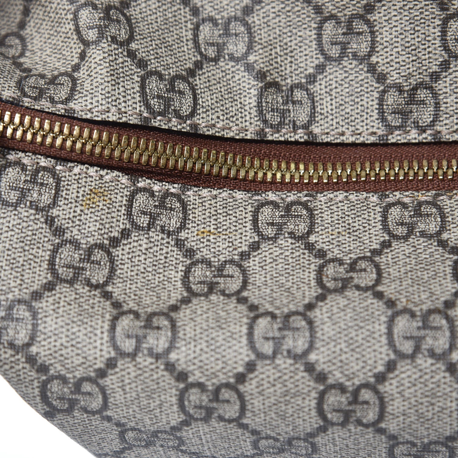Gucci GG Supreme Monogram Large Linea A Hobo Light Brown 17 of 17