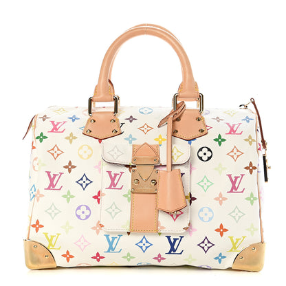 Louis Vuitton Monogram Multicolor Speedy 30 White 1 of 8