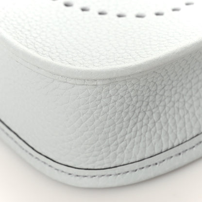 Hermes Taurillon Clemence Amazone Evelyne TPM Bleu Pale Nata 8 of 9