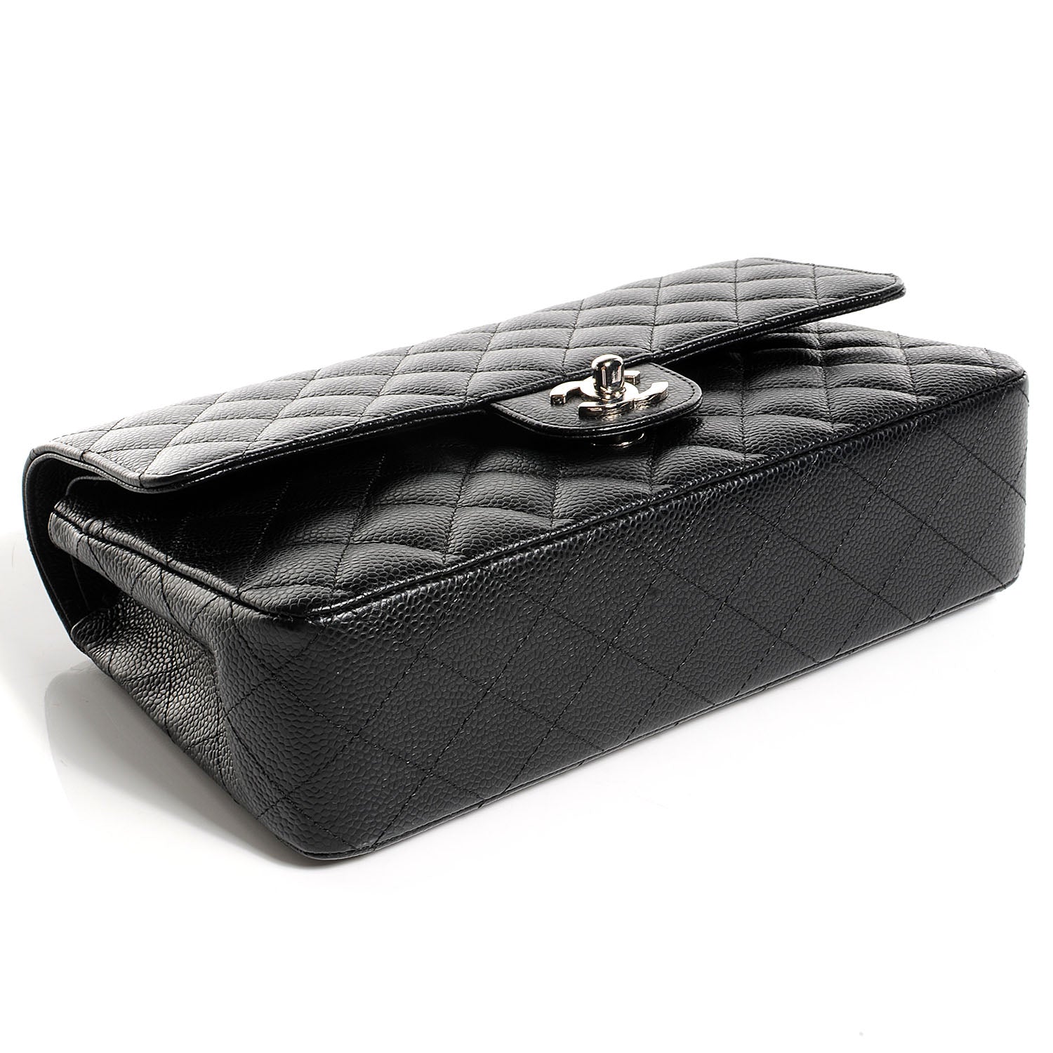 Chanel Caviar Quilted Medium Double Flap Black 4 of 7