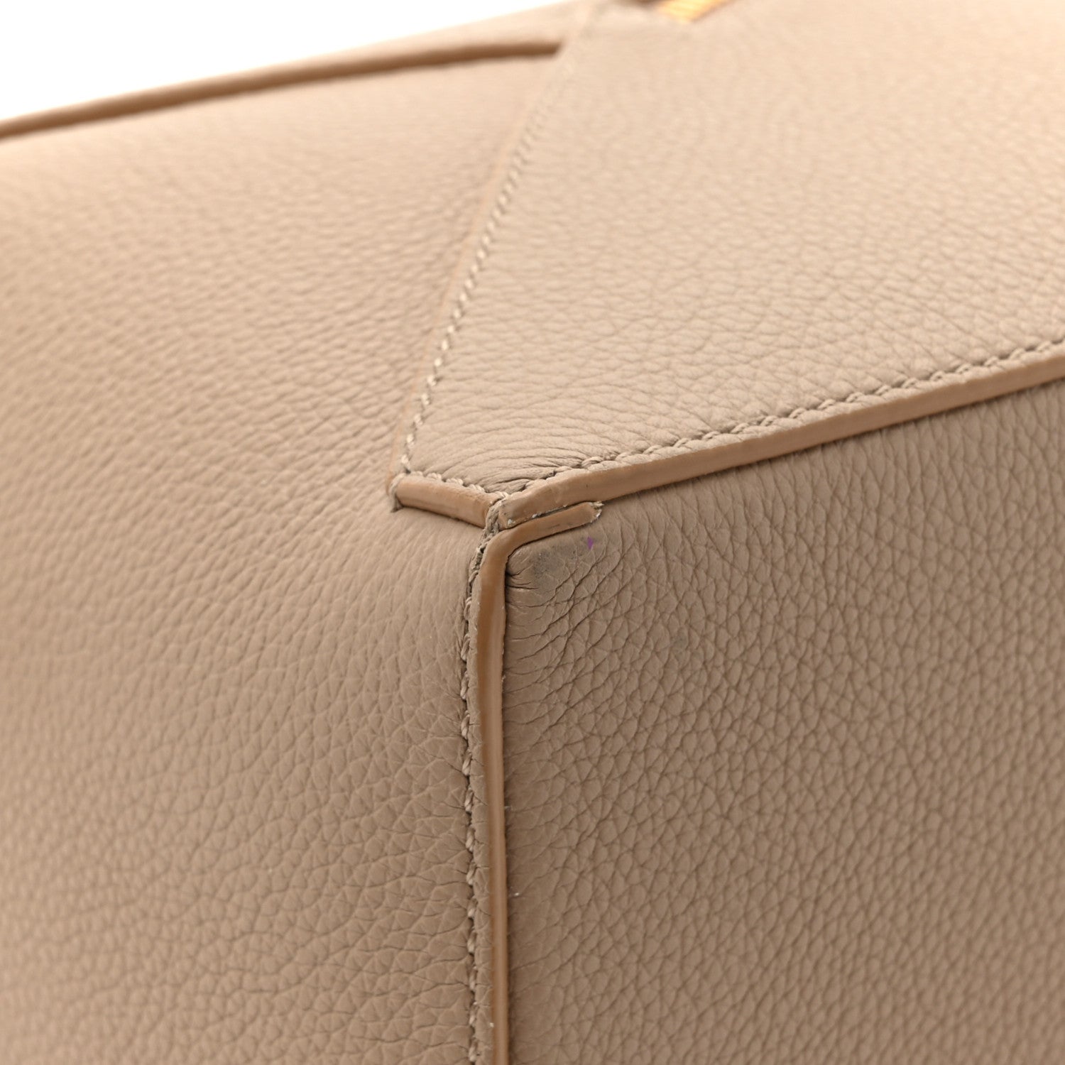 Loewe Grained Calfskin Small Puzzle Bag Sand Mink 13 of 13