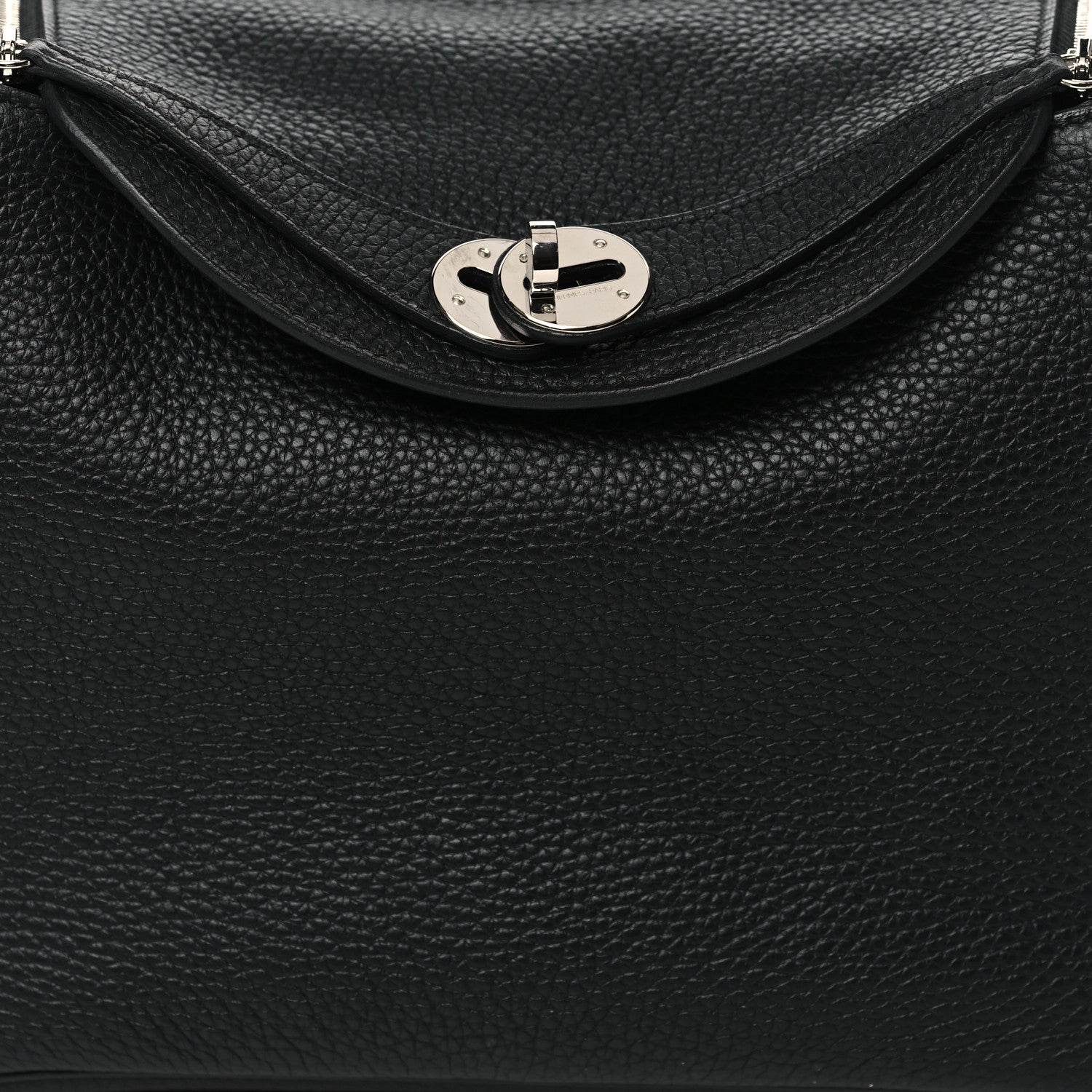 Hermes Taurillon Clemence Lindy 26 Black 8 of 11