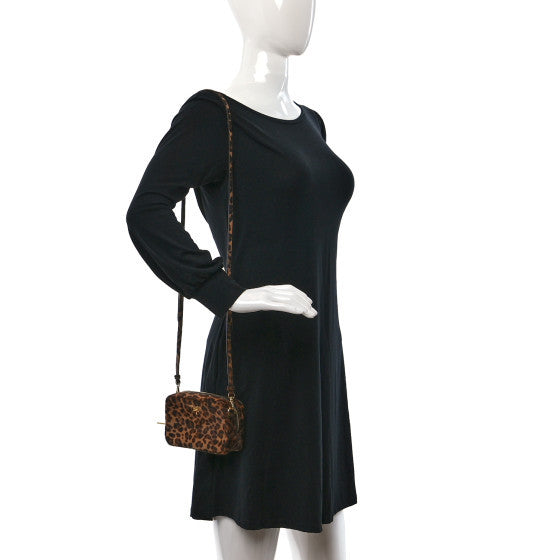 Cavallino Leopard Print Camera Bag
