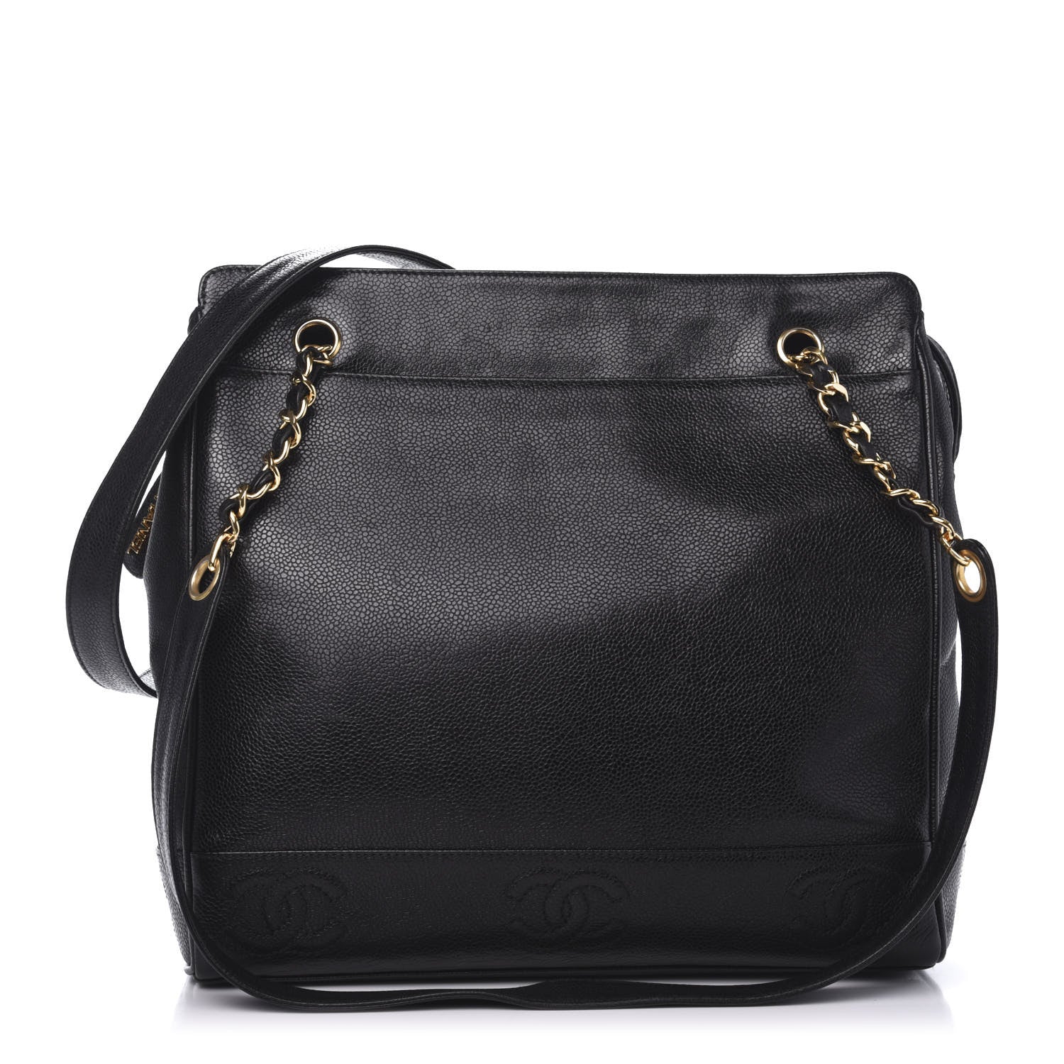 Chanel Caviar CC Shoulder Bag Black 1 of 10