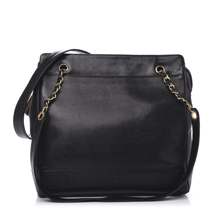 Chanel Caviar CC Shoulder Bag Black 1 of 10