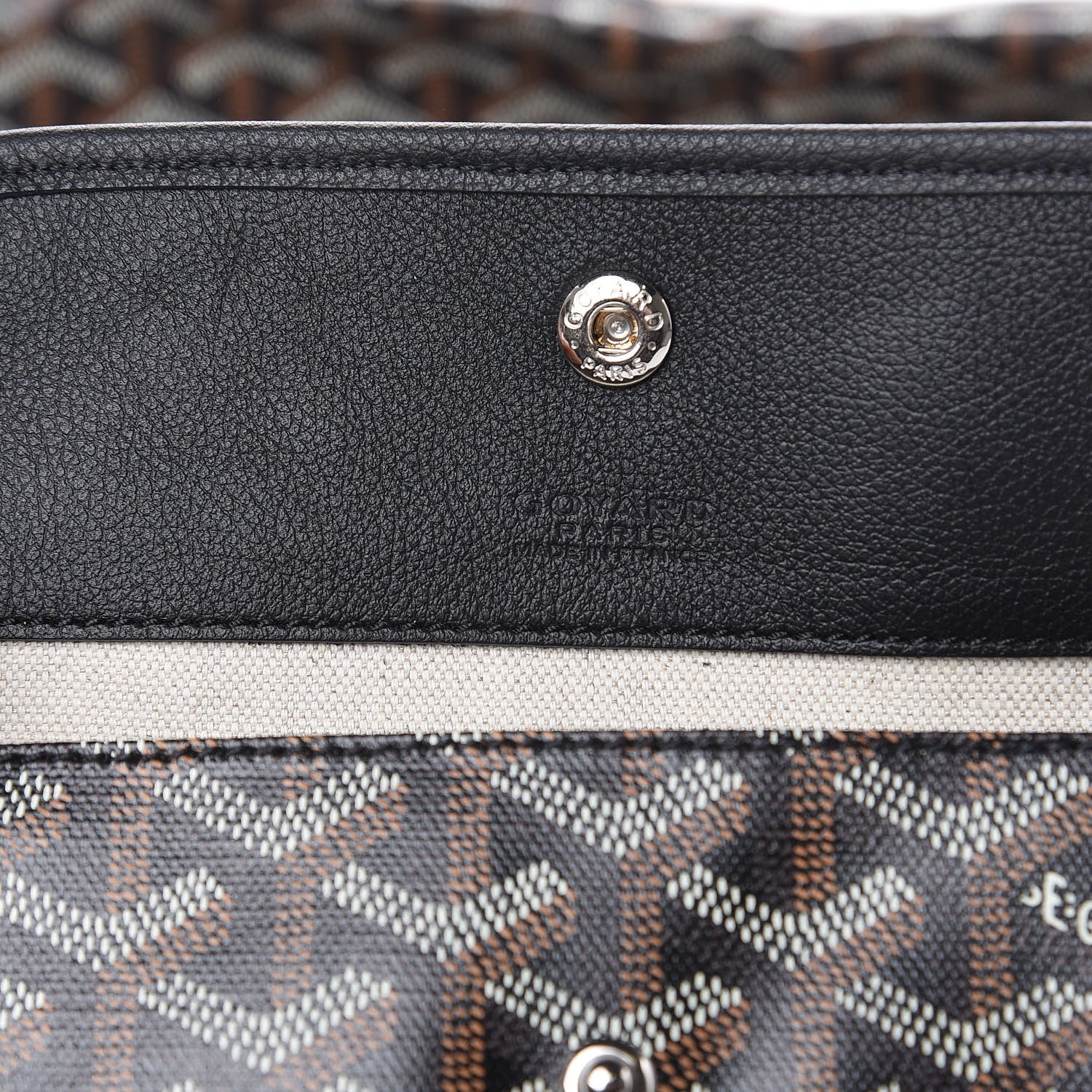 Goyard Goyardine Saint Louis GM Black 6 of 10