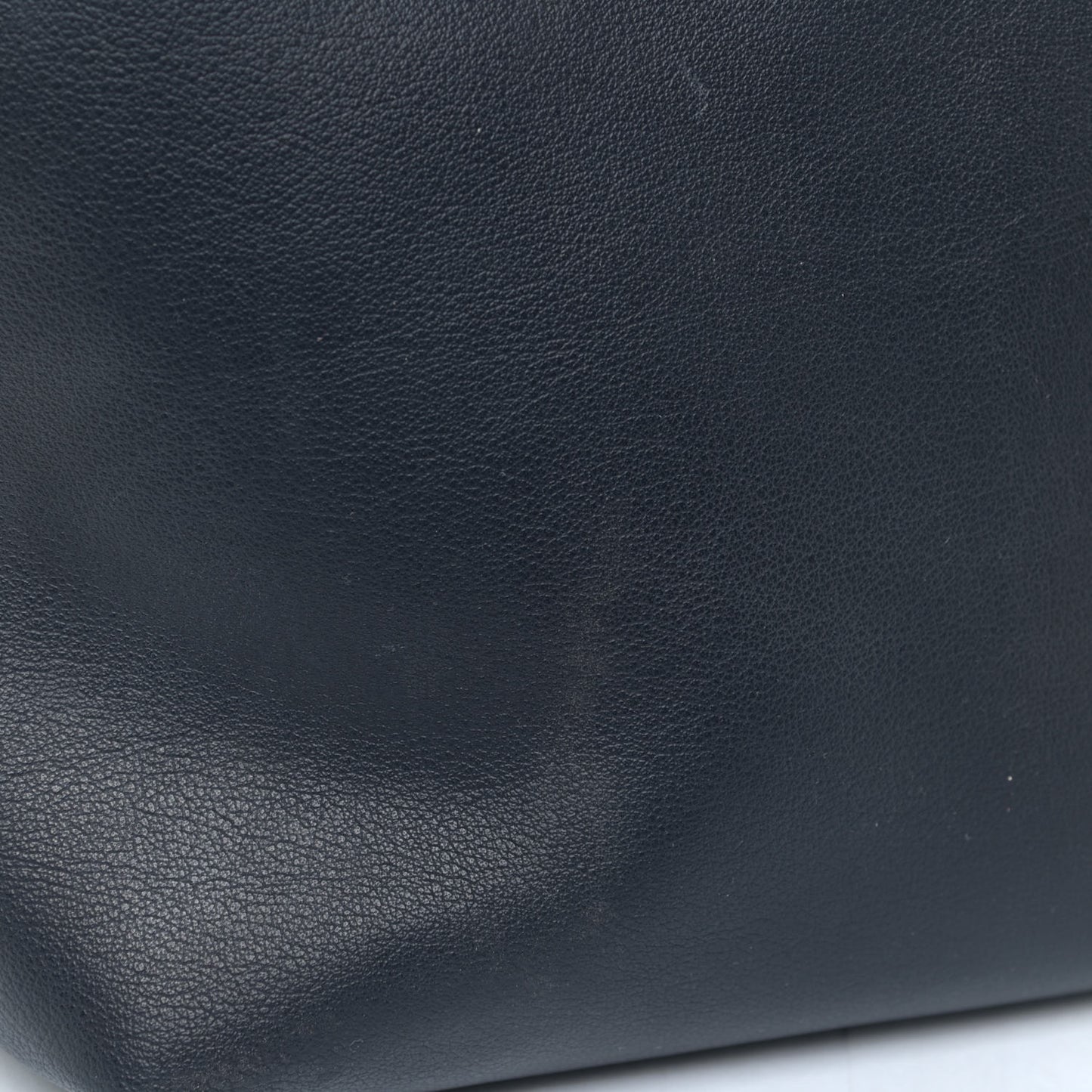 Calfskin Large Shopping Tote Navy Blue
