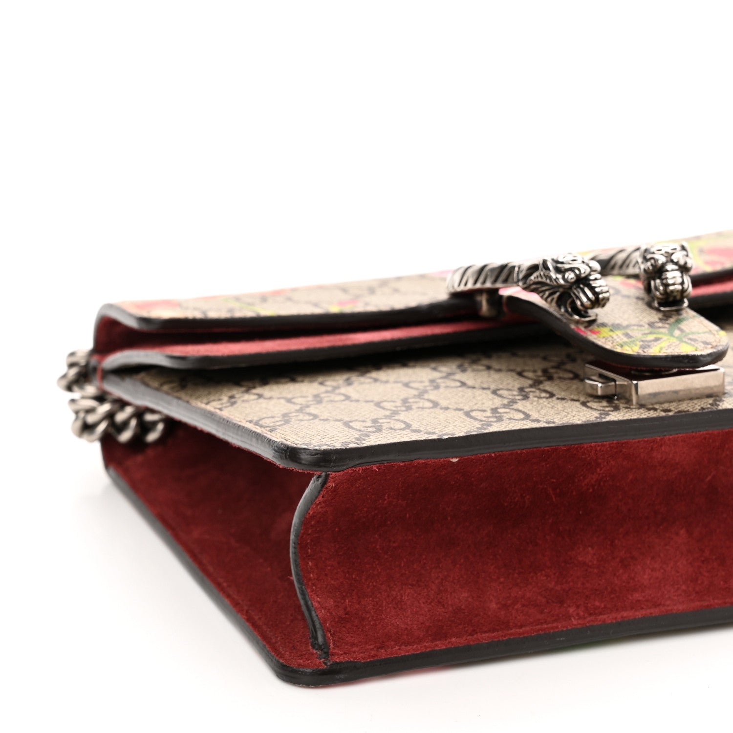 Gucci GG Supreme Monogram Blooms Mini Dionysus Shoulder Bag Beige Multicolor Dry Rose 9 of 10