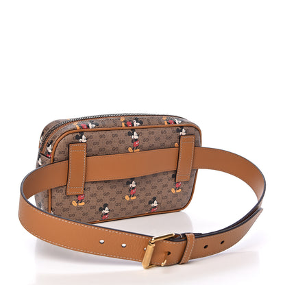 Gucci X DISNEY Mini Vintage GG Supreme Monogram Mickey Mouse Small Belt Bag 90 36 Beige Vintage Sun Oil 4 of 10