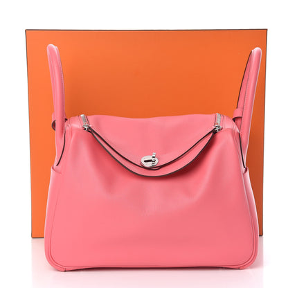 Hermes Evercolor Lindy 30 Rose Azalee 11 of 11