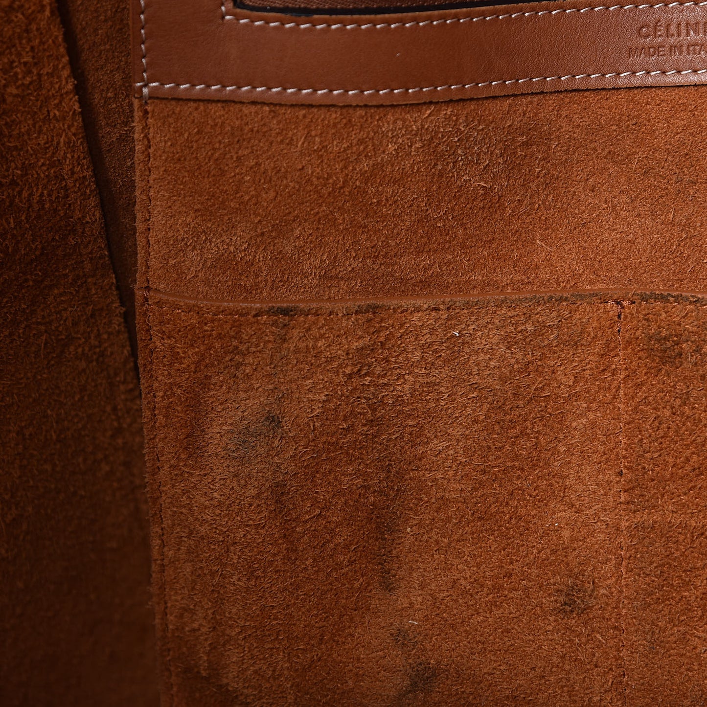 Smooth Calfskin Medium Belt Cabas Phantom Brown