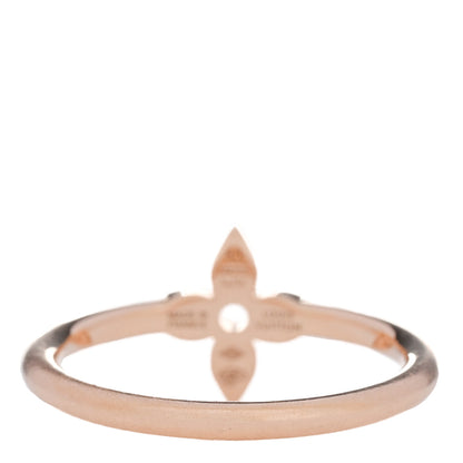 Louis Vuitton 18K Pink Gold Diamond Idylle Blossom Single Ring 50 5.25 3 of 5