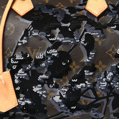 Louis Vuitton Monogram Fleur De Jais Sequins Speedy 30 7 of 11