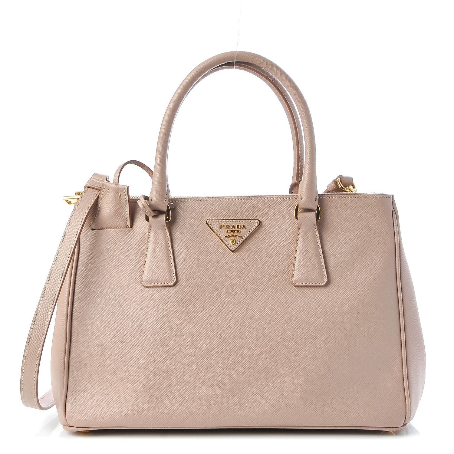Prada Saffiano Small Galleria Double Zip Tote Cammeo 1 of 15