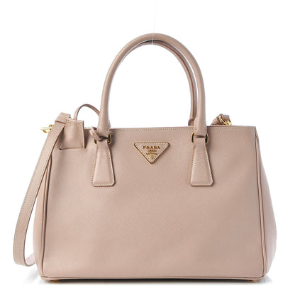 Prada Saffiano Small Galleria Double Zip Tote Cammeo 1 of 15