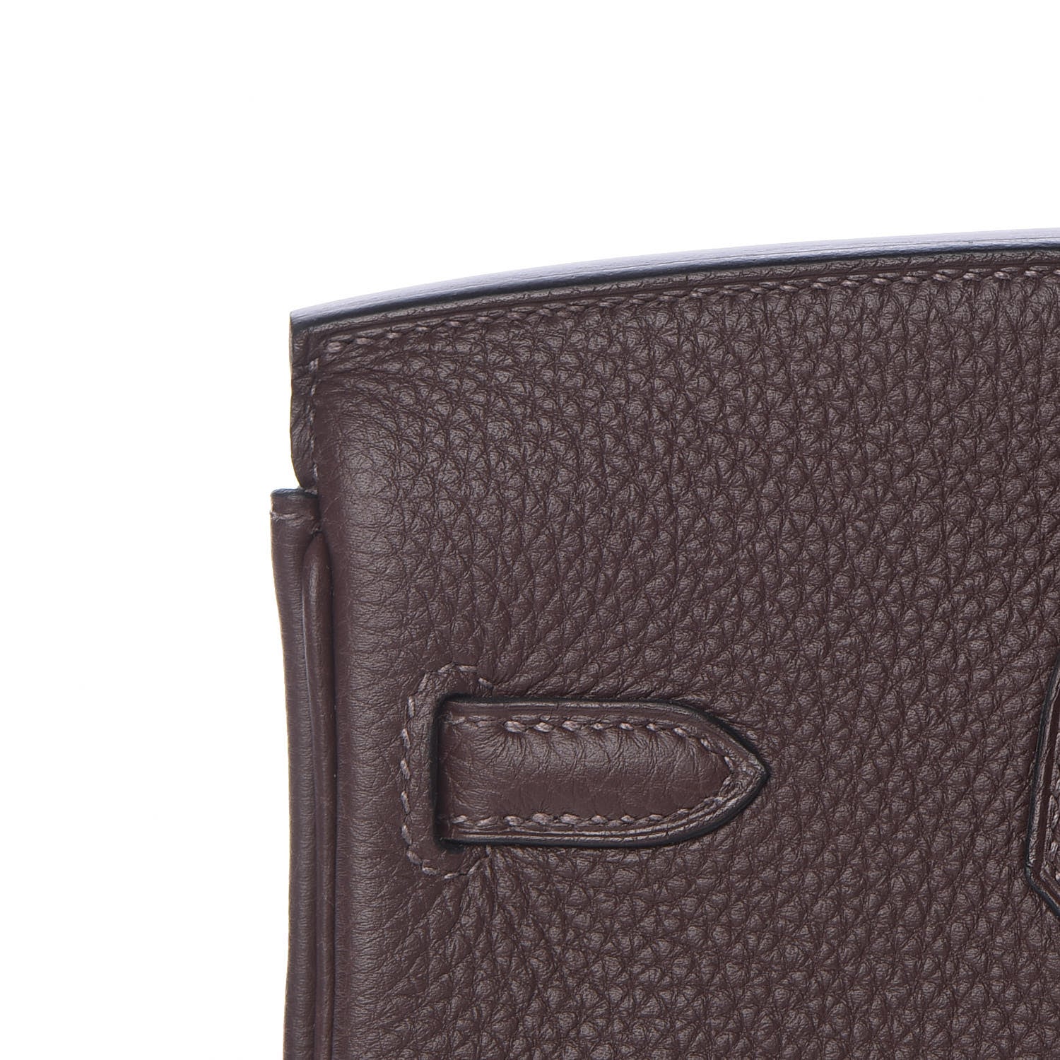Hermes Togo Birkin 25 Chocolate 9 of 33
