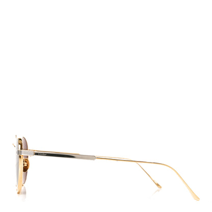 Cartier Metal Signature De Cartier Sunglasses CT0009S  Gold 3 of 7